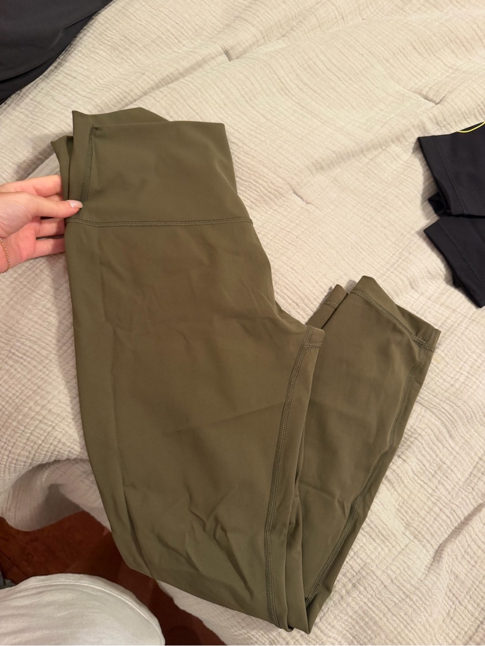 Olive Lululemon leggings
